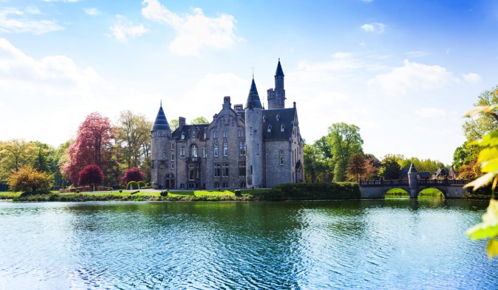 Bornem Castle dal fiume